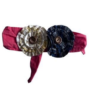 Giggle Moon Adjustable Floral Hair Tie Wrap - Youth